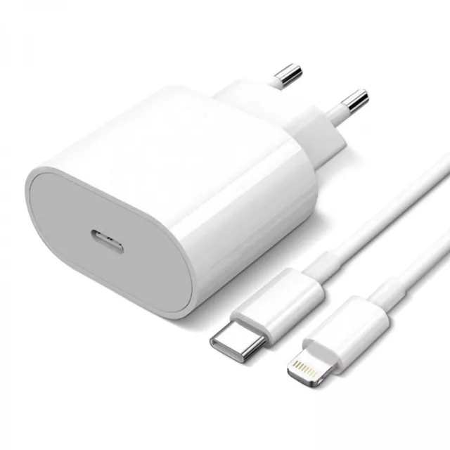 Chargeur Rapide 20w Pour Iphone Avec Cable USB?C 2M Original 11/12/13/14 Fast