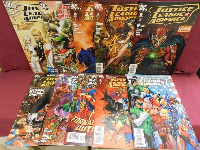 JUSTICE LEAGUE OF America 1 2 3 4 5 6 7 8 9 10 Dc Comic Run Meltzer