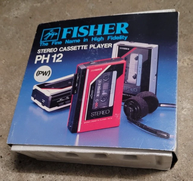Walkman Fisher PH-A100 Vintage – Radio Cassette Enregistreur – Fonctionne !