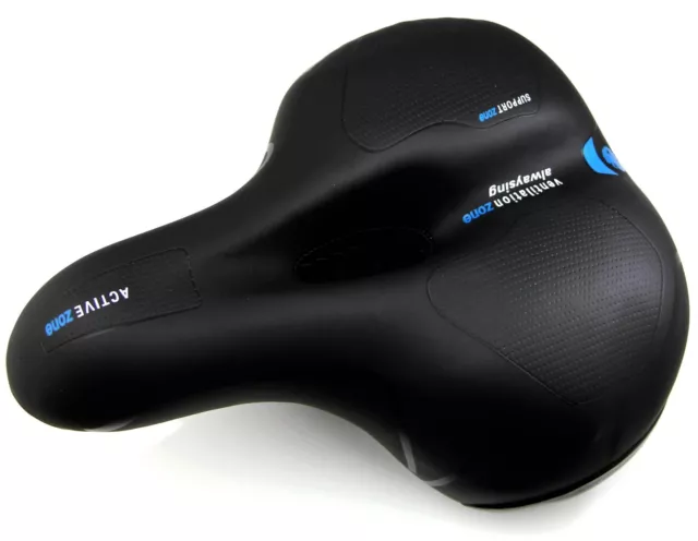 Super Soft Wide Comfy Gel Big Bum Bike Saddle Seat Mountain MTB Road Bicycle UK