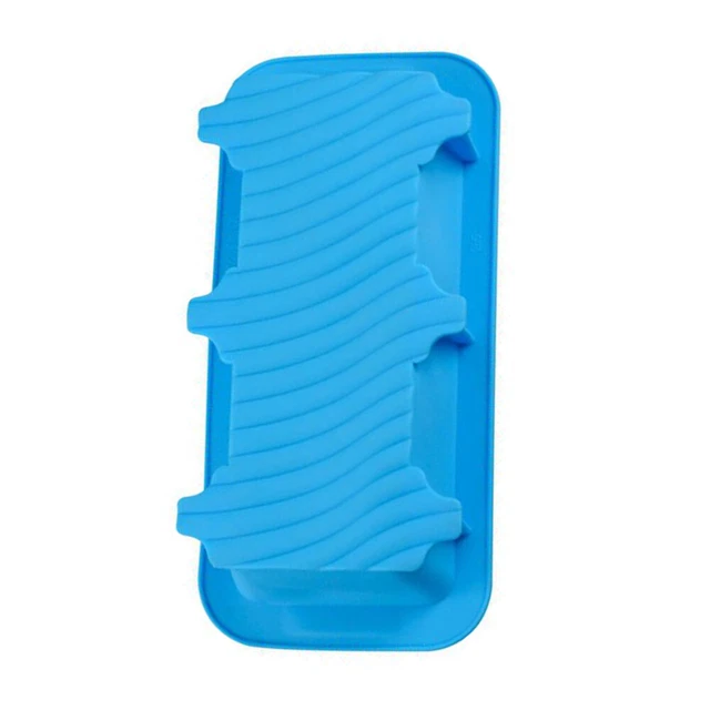 Pan y barra de silicona sartén pastel de silicona molde de pastel forma rectangular