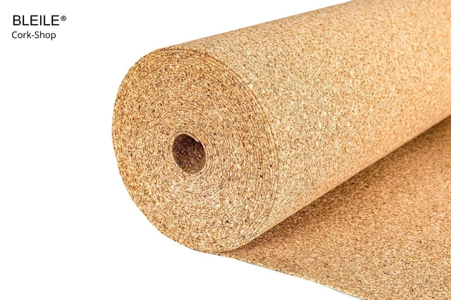 Sughero a rulli spessore 8 mm 10 m2 isolamento parete pavimento soffitto rivestimento isolamento acustico