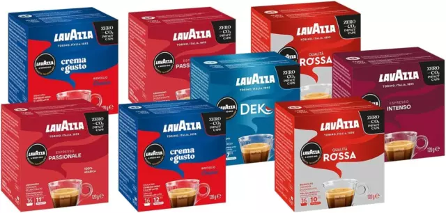 , a Modo Mio, 128 Capsule Caffè Gusti Assortiti, 8 Confezioni Da 16 Capsule, 2 X