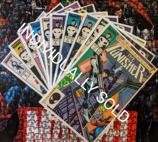 The Punisher Volume II 1987-1994 Marvel Comics Various Issues & Prices (6C)