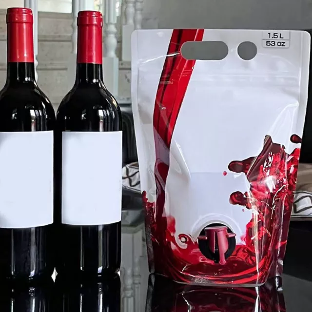 Sacs de bouteille Portable Beer Wine Carrier Réutilisable Lavable 6  Bouteille de Vin