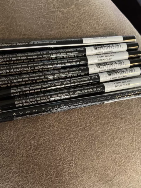(5) Avon True Color Brow LIGHT BROWN Glimmersticks  Discontinued Lot Of 5