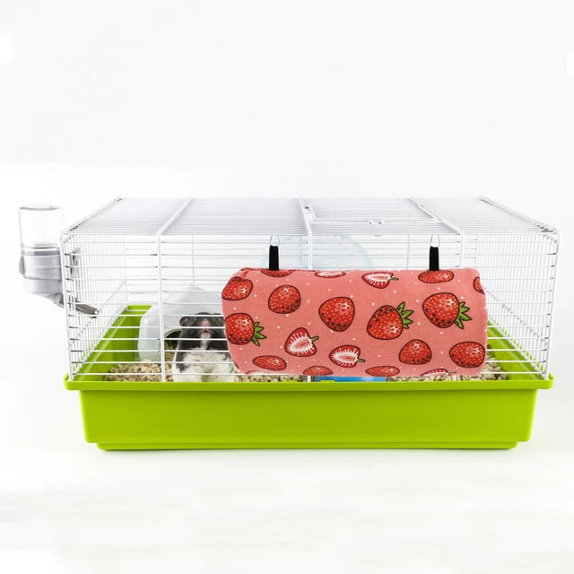 Plush Pet Hamster Tunnel Small Animal Hanging Nest Parrot Hammock Toy