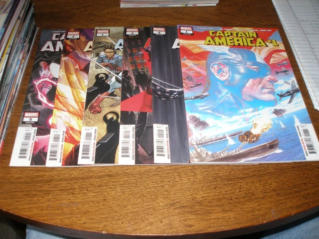 Captain america 1,2,3,4,5,annual 1 2018/19 near mint Marvel comic lot