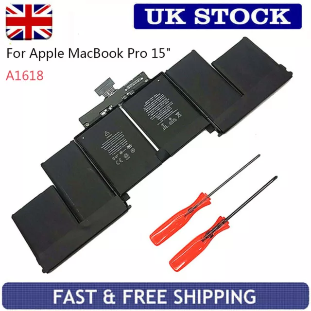 Batteria OEM A1618 per Apple MacBook Pro 15" Retina A1398 metà 2015 MJL Q2LL