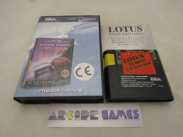 Lotus turbo Challenge - Jeux Sega Megadrive / Genesis PAL * COMPLET