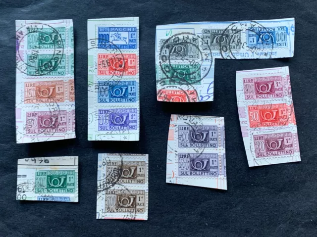 Italy Italia 🇮🇹 1946-1955 - 20 used parcel stamps