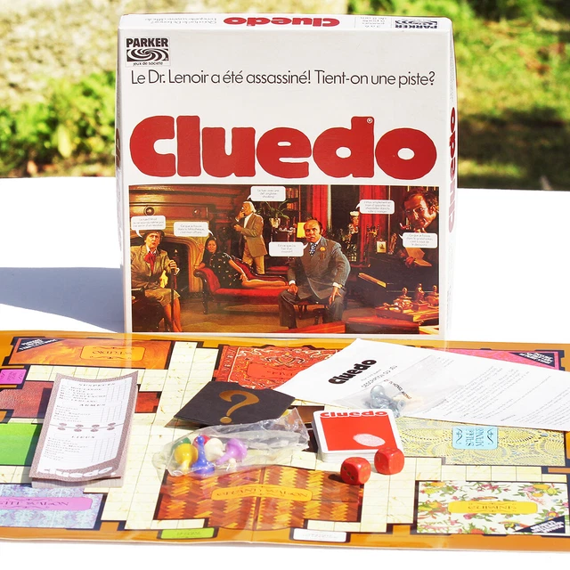 Jeu De Société SUPER CLUEDO Parker 2001 - Version 3 à 10 Joueurs - Complet Et D'occasion