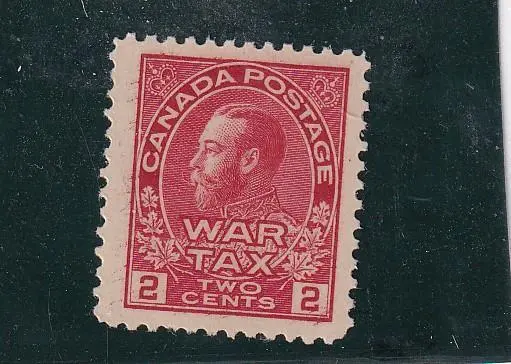 CANADA # MR2 VF-MNH KGV 2cts WAR TAX CAT VALUE $105 BUY NOW CHEAP