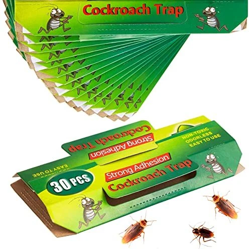 30 Pièces Piege Cafard Produit Anti Cafards Puissant Piege a Blatte Cafard Pr...