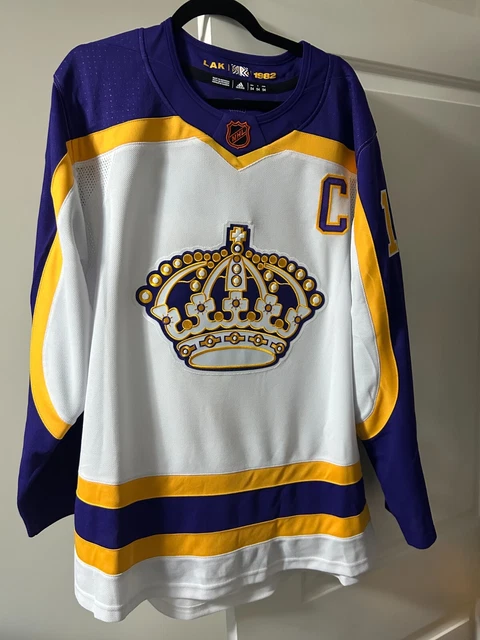 New XL 56 BLACK Reverse Retro LA Kings Burger King Jersey