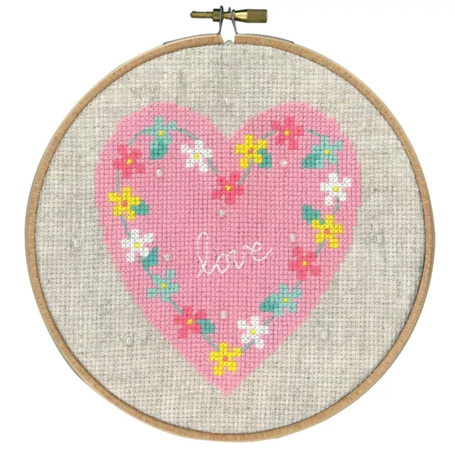 Vervaco 0155663 Love Heart Embroidery Counted Aïda