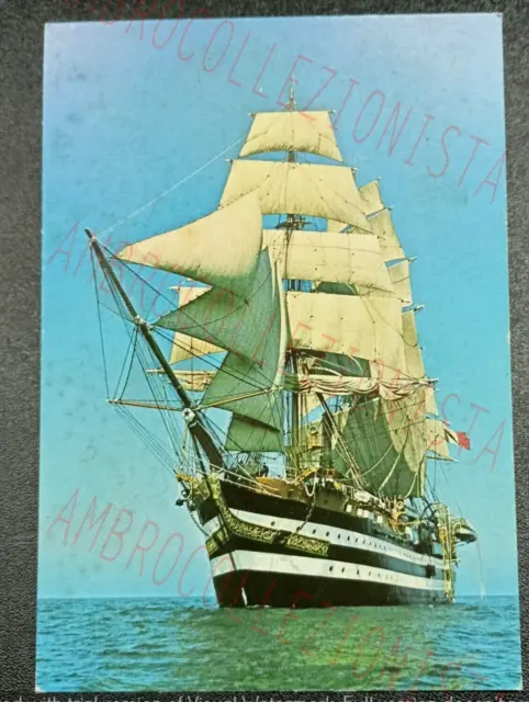 Cartolina Nave Scuola Amerigo Vespucci - Stato Maggiore - Non Viaggiata