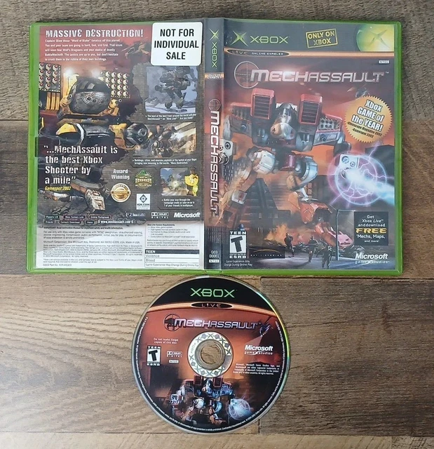MechAssault【新品未開封・xbox日本版】 初代 XBOX ソフト アジア版 MECHASSAULT 機甲先鋒 メック