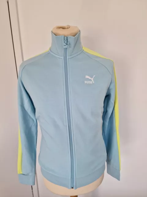 Puma Mens Tracksuit Top. New With Tags. Small. Sky Blue