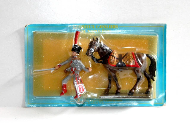Lot Figurines Cavaliers Empire - Glorieux Cavalier De Napoléon - Atlas - Plomb Peint - Neuf