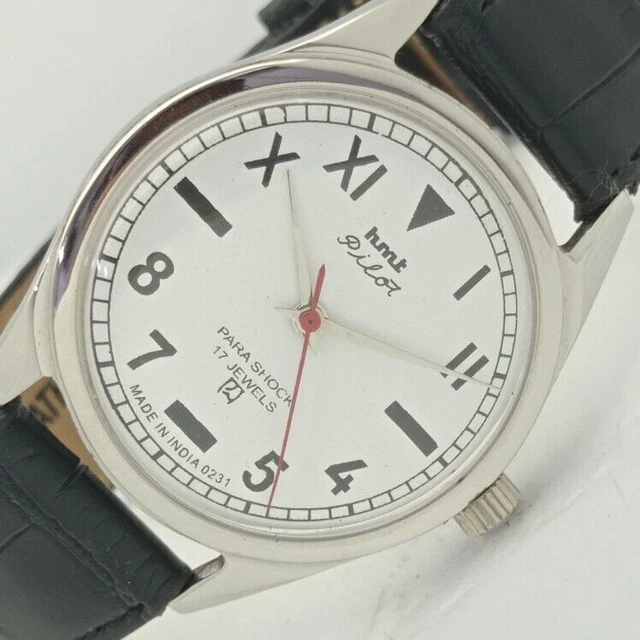 Montre Mécanique Thème Indien - Cadran Multicolore, Trotteuse Tomahawk, Swiss Made, Occasion Bon état
