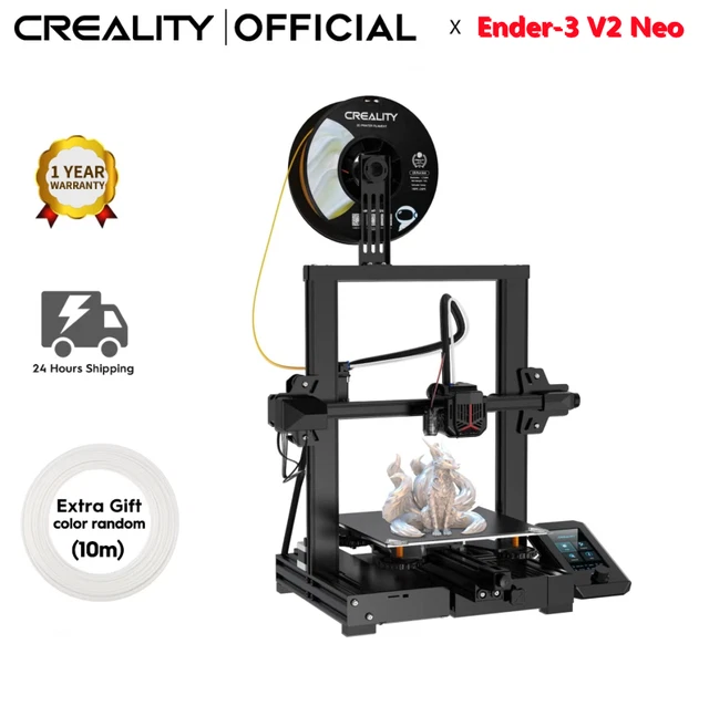 CREALITY ENDER 3 V2 Neo 3D Printer CR Touch Auto Leveling 220*220*250mm ...