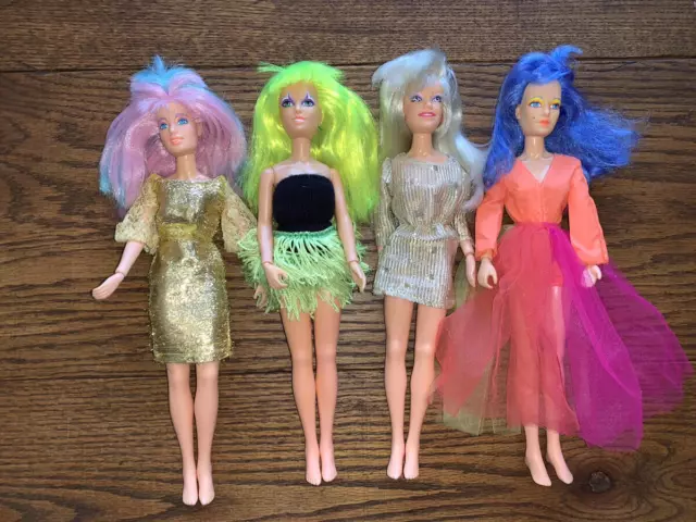 Vintage HASBRO JEM & the HOLLOGRAMS fashion doll LOT Danse Pizzazz Gabor Stormer