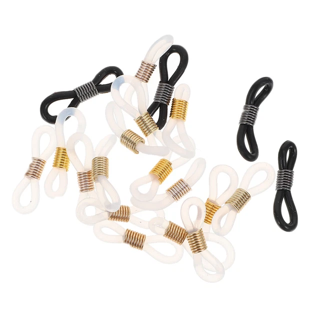 20 piezas gafas accesorios gafas collar extremos hebilla soporte cómodo