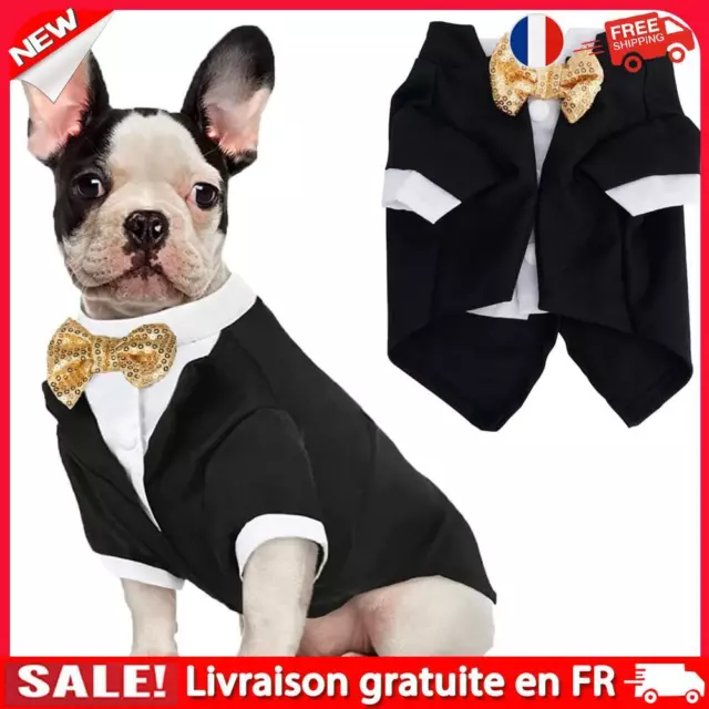 Polyester Dog Tuxedo Pets Formal Clothes Puppy Wedding Costumes Daily Wear (XXL)