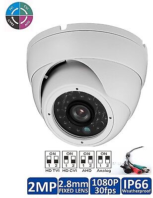 AVTECH Telecamera CCTV Videocamera HD-TVI 1080P HDTVI LENTE In perfatta condizione Bullet DG205 HD BIANCO 