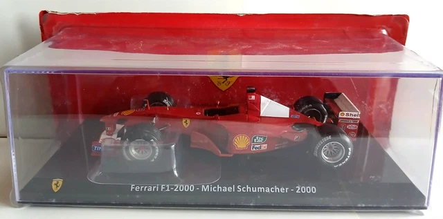 Voiture Miniature F1 Ferrari F2002 Schumacher 2002 - Échelle 1/24 - Marque IXO/Altaya - Neuf