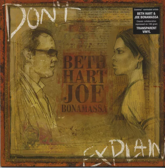 Beth Hart & Joe Bonamassa - Don't Explain (LP, 180g colored Vinyl) - Vinyl Blues