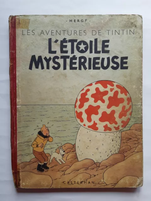 BD Tintin - Hergé - mono-colonne - L'étoile mystérieuse - B2 de 1948