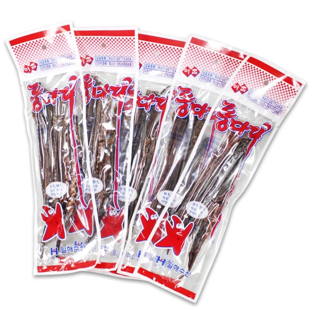 DRIED AND SEASONED Squid Legs 5 Pack LONG DARI Delicious Korean Snack