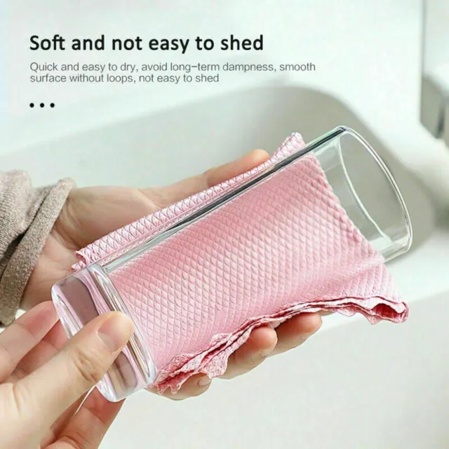 5/10* NanoScale Streak-Free Miracle Cleaning Cloths (Reusable) Easy Clean