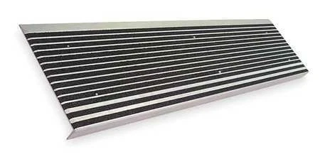Wooster Products 500Bla4 Stair Tread,Black,48In W,Extruded Alum, 500Bla4