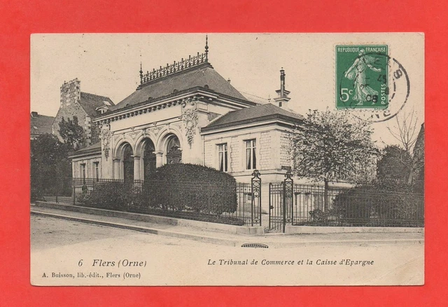 FLERS - Le Tribunal de Commerce et la Caisse d'Epargne   (J6712)