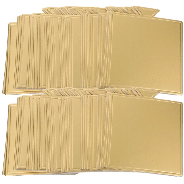 100 fogli di cartone per torte tavole quadrate tavole per torte mousse mini tavole per torte C
