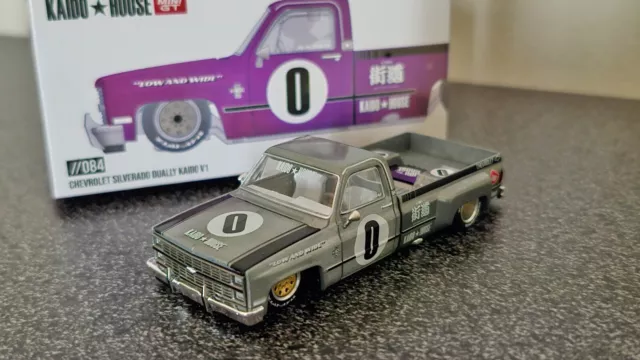 [CHASE] MINI GT #084 Chevy Chevrolet Silverado Dually Kaido House Purple R33 R34