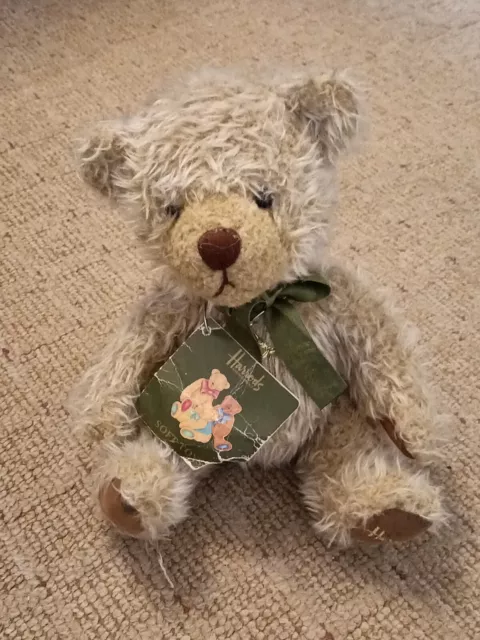 Harrods Vintage teddy bear Brown Plushie Soft Toy