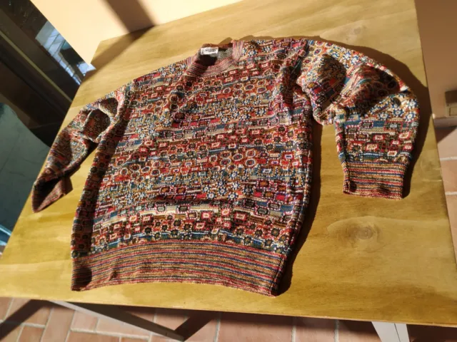 Pullover Missoni Uomo / Donna - taglia 52 - Multicolore - Girocollo - Cotone 73% 3