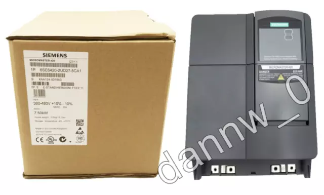 New In Box Siemens 6SE6420-2UD27-5CA1 6SE6 420-2UD27-5CA1 inverter/1