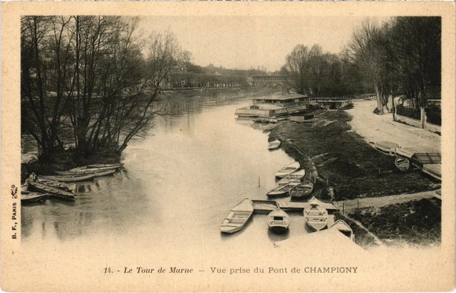 CPA CHAMPIGNY-sur-MARNE Vue prise du Pont (1352279)