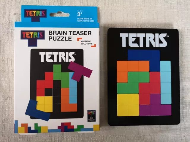 Tetris Brain teaser Wooden Puzzle Jigsaw official brainteaser Boxed.