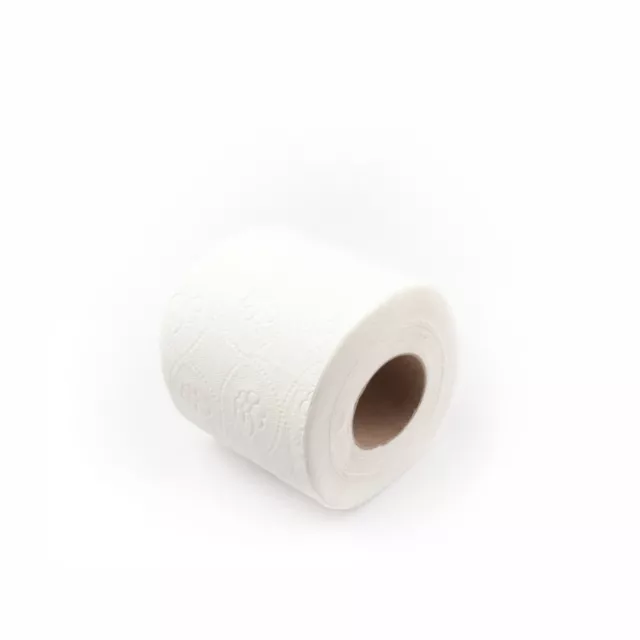 64 Rollen Toilettenpapier 3-lagig (8×150 Blatt), hochweiß WC Papier Klopapier