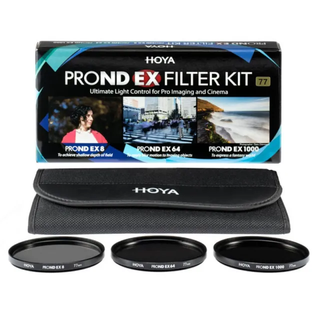 HOYA PRO ND-EX Kit Filtre Pro ND8/ND64/ND1000 49mm