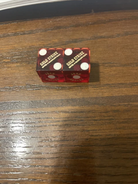 Gold Strike Casino Dice Jean Nevada Matching Numbers