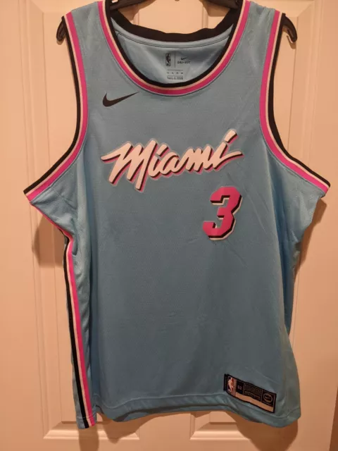 Nike Miami HEAT Vice Nights Long Sleeve T-Shirt Hyper Elite Shoot Size XL