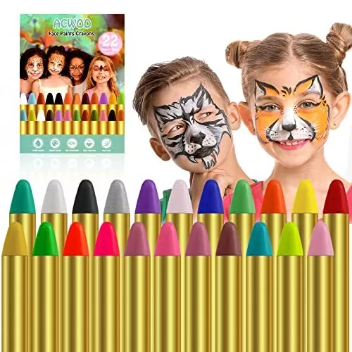 BODY PAINTING, 28 Colori Face Painting, Kit Pittura Pancia Face Painting  Trucchi EUR 15,95 - PicClick IT