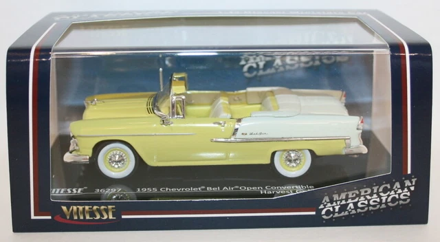 Vitesse 1/43 Scale Diecast - 36297 - 1955 Chevrolet Bel Air Open Conv - Gold